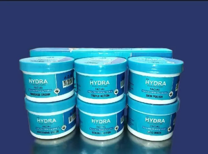 Hydra 6 Step Whitening Facial Kit for All Skin Types
