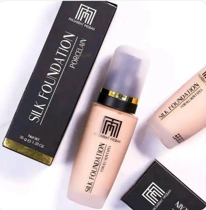 Masarat Misbah Silk Foundation 100g Fair Multicolor High Coverage