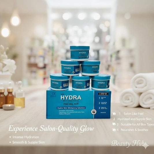 Hydra 6 Step Whitening Facial Kit for All Skin Types