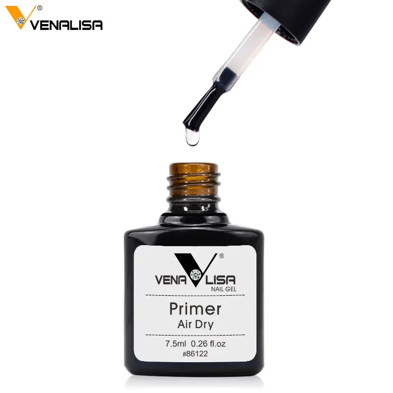 Hot Sell Venalisa Nail Art 7.5ml Tempered Top Coat Matt Top Primer Base Coat Color Gel Nail Polish UV Gel Soak Off Manicure