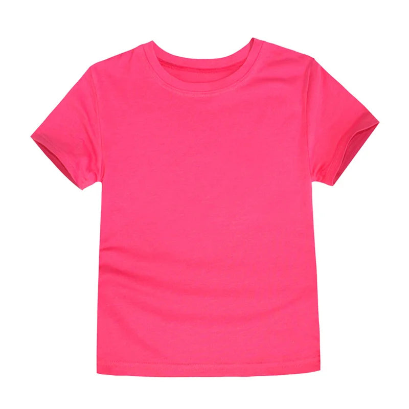 Toddler Boy Tshirt 1 2 3 4 5 6 7 8 9 10 11 12 T Cotton Red Green Yellow Baby Girl T Shirt 6 12 18 24 Months Summer Kids Clothes