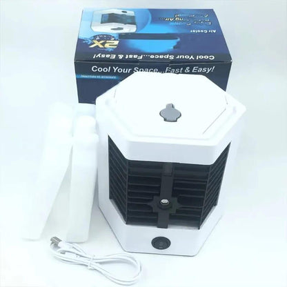 Mini Portable Air Cooler White USB Powered
