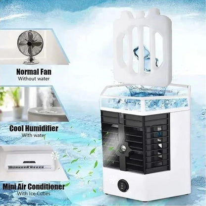 Mini Portable Air Cooler White USB Powered