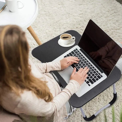 Black Laptop Table for Home Office Use