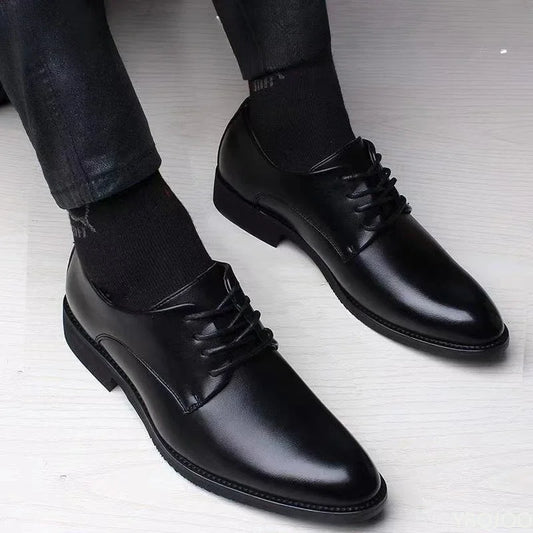 2026 new Fashionable versatile Men Shoes Heightening Shoes Spring  British Casual Business flats Casual comfortable Shoes