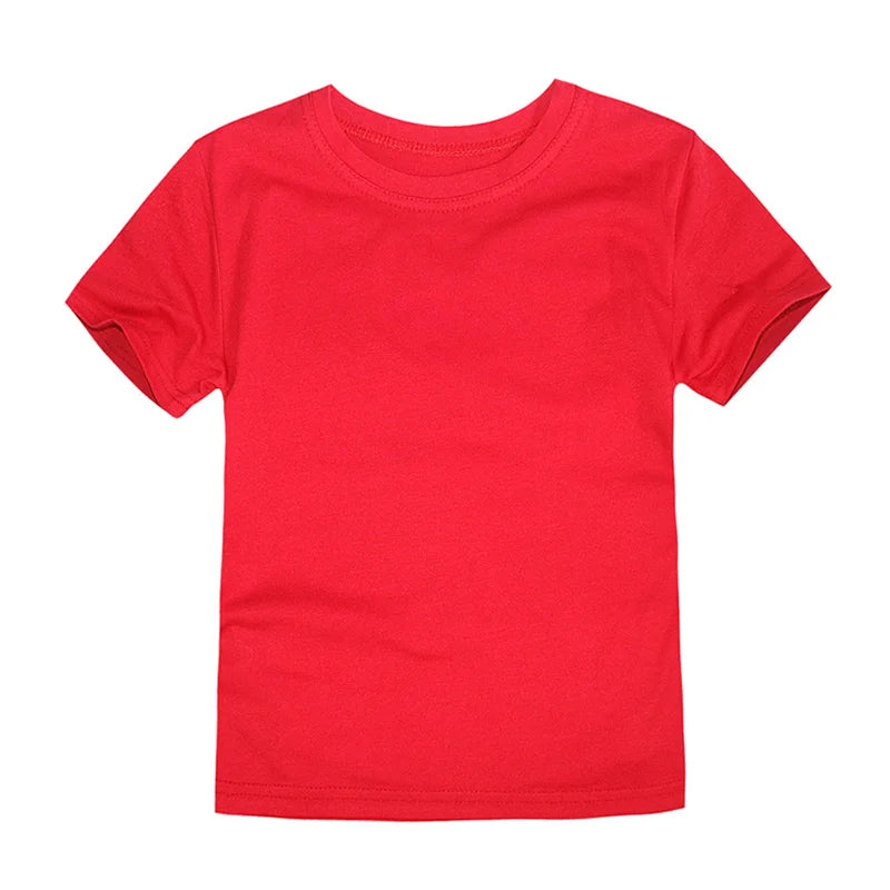 Toddler Boy Tshirt 1 2 3 4 5 6 7 8 9 10 11 12 T Cotton Red Green Yellow Baby Girl T Shirt 6 12 18 24 Months Summer Kids Clothes