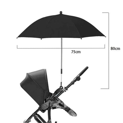 UV Protection Baby Stroller Umbrella With Clamp Universal Sunscree Rainproof Stroller Cover Umbrella  Baby Stroller Accessories
