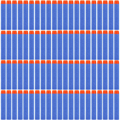 FRENSIT Blue Round Head Bullets 7.2cm for Nerf N-strike Elite Series Blasters Foam EVA Refill Darts Kids Toy Guns Accessories