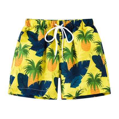 2025 Summer Baby Boys Swimming Trunks For 2-8Years Kids Beach Shorts Cartoon Pattern Swimsuit Shorts Baby Bathing Suit Swimwear
