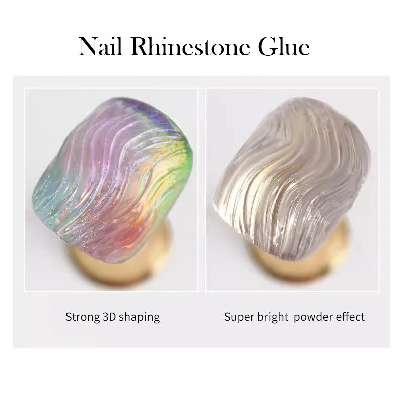 BORN PRETTY Nail Rhinestone Glue 30ML Gel Nail Glue 3D Shaping Sculpting Carving Flower DIY Decoration  Gem Glue Nail Supplies