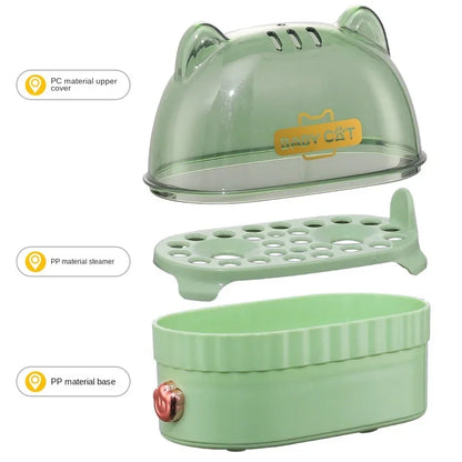 220V Breakfast Egg Steamer Egg Boiler Home Automatic Multifunctional Electric Egg Cooker Food Steamer Breakfast Cooking Machine
