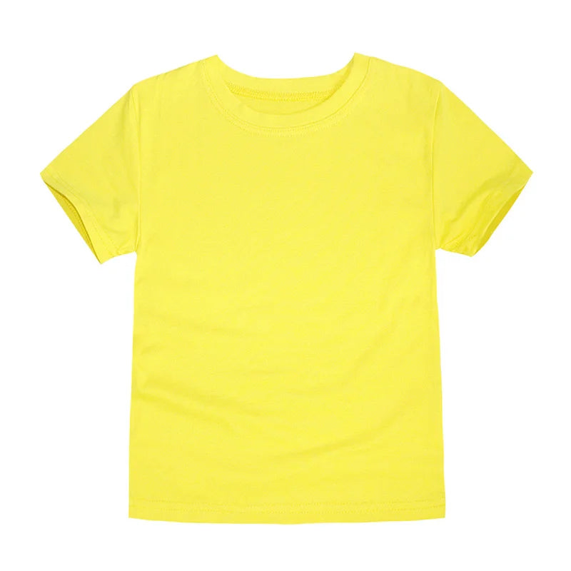 Toddler Boy Tshirt 1 2 3 4 5 6 7 8 9 10 11 12 T Cotton Red Green Yellow Baby Girl T Shirt 6 12 18 24 Months Summer Kids Clothes