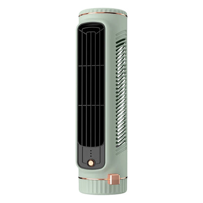 5W Tower Fan USB Charging Portable Air Conditioner Electric Vertical Fan Bladeless Summer Fan for Home Bedroom