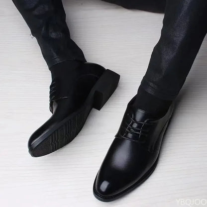 2026 new Fashionable versatile Men Shoes Heightening Shoes Spring  British Casual Business flats Casual comfortable Shoes
