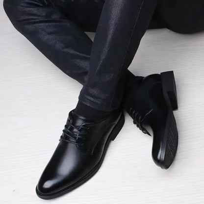 2026 new Fashionable versatile Men Shoes Heightening Shoes Spring  British Casual Business flats Casual comfortable Shoes