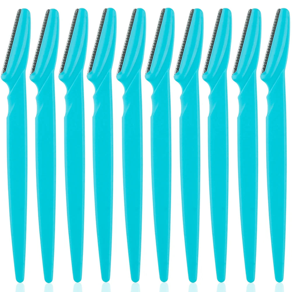 3/4/10Pcs Eyebrow Trimmer Face Blade Shaver Portable Eye Brow Epilation Hair Removal Safety Eyebrow Cutting Woman Makeup Tools