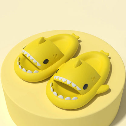 Pallene Lovely Kids Shark Slippers Fashion Baby Cartoon Slippers Girls Boys Home Non-slip Sandals Children Outdoor Beach Slides